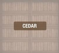 CHI Garage Door Color Accents Cedar