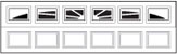 CHI Residential Garage Door Window Insert 6-Piece Sunburst Short